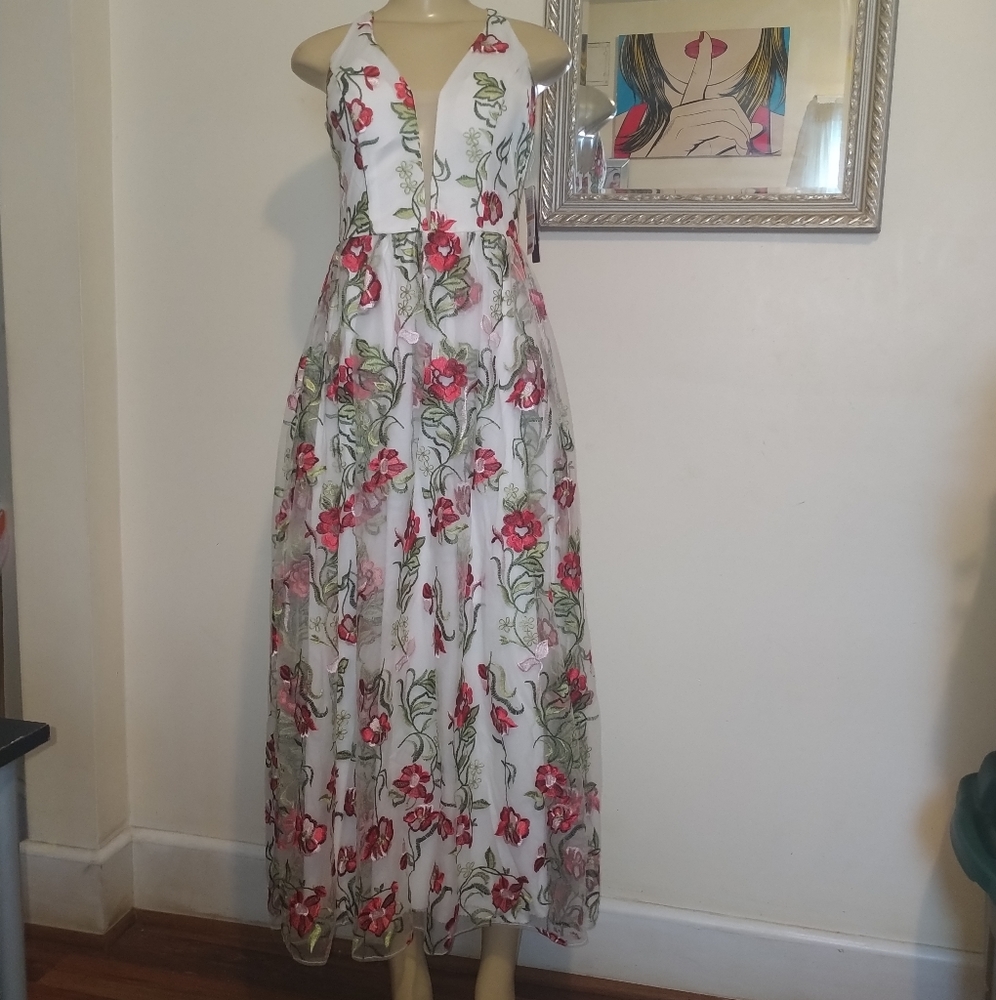 NWT- City Studio Long Dress Women's Size 3